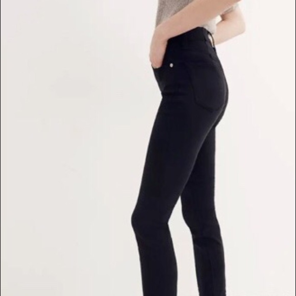 Madewell High-Rise Skinny Black Jeans